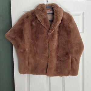 Brown Faux Fur Woman's medium.